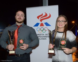 Viktor Samuelsson og Fanney Hauksdottir